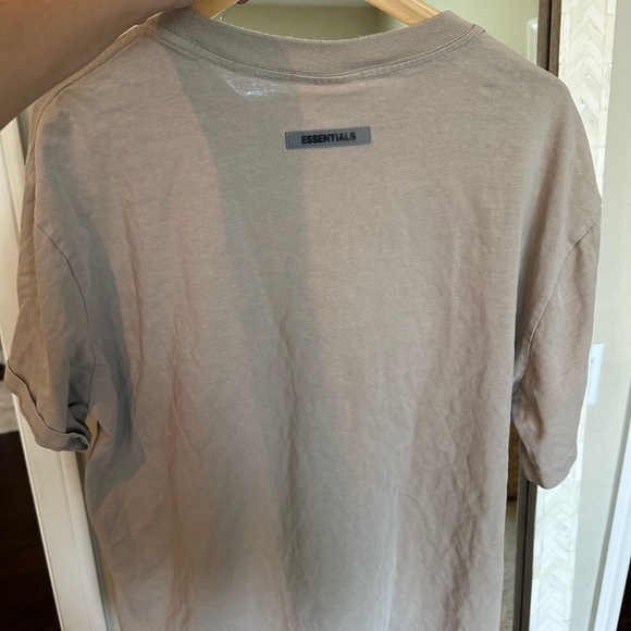 Fear of God Essentials Brown Short Sleeve Tee - Picture 3 of 10